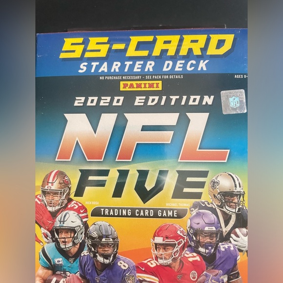 Panini 2020 Edition NFL Five Trading Card Game Sealed Hanger Box - Picture 3 of 7